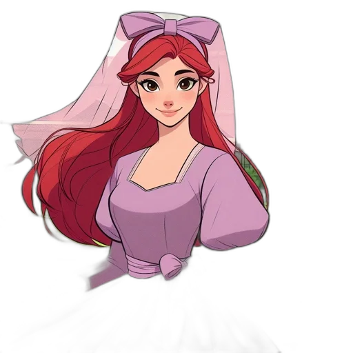 dress, crown, staff, fantasy art, cartoon, concept art, pixel art, red transparent PNG cut-out