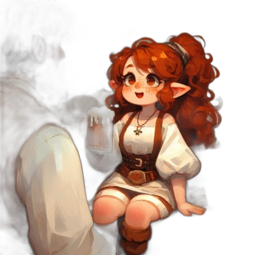 staff, dress, creature, pixel art, concept art, fantasy art, anime, fire transparent PNG cut-out
