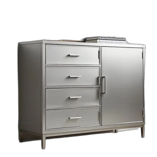 furniture, 3d render, photorealistic, silver transparent PNG cut-out