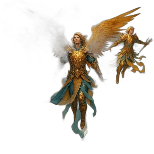 staff, fantasy art, concept art, pixel art, 3d render, golden, earth tones, three transparent PNG cut-out