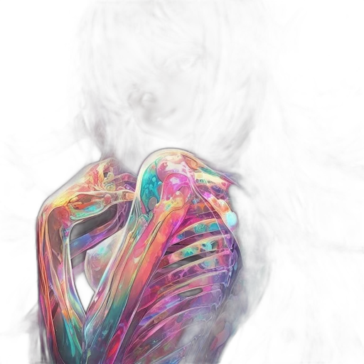 mask, dress, hair, face, watercolor, photorealistic, concept art, fantasy art transparent PNG cut-out