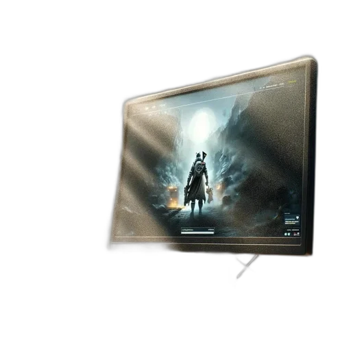 sword, umbrella, weapon, jacket, concept art, 3d render, outer space, inside transparent PNG cut-out