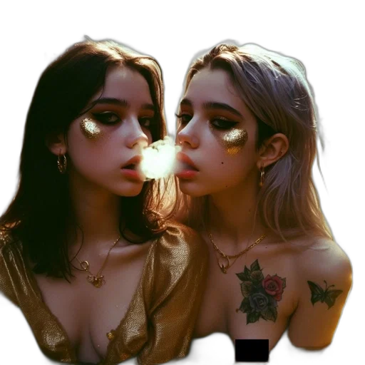 mask, jewelry, jacket, face, photorealistic, fantasy art, vaporwave, cartoon transparent PNG cut-out