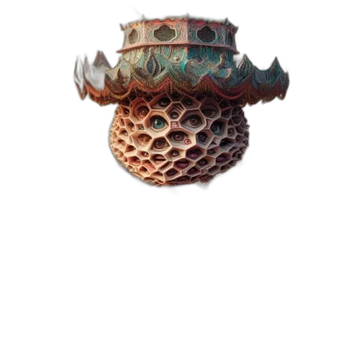 jewelry, crown, hat, mask, 3d render, photorealistic, fantasy art, concept art transparent PNG cut-out