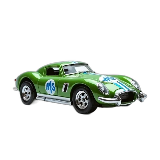 car, 3d render, photorealistic, concept art, green, white, toy, blue transparent PNG cut-out
