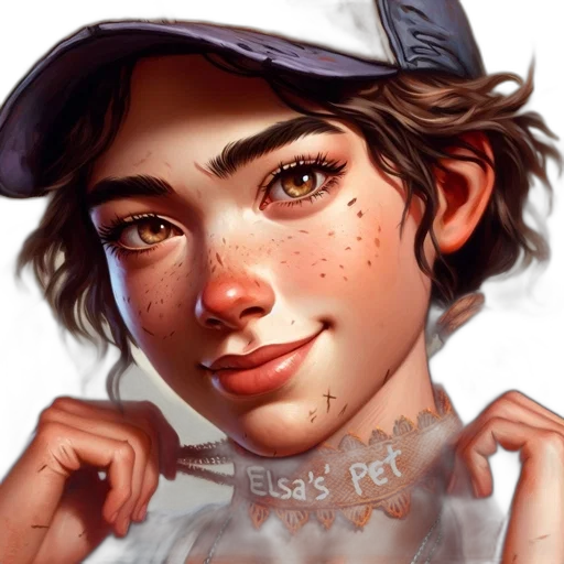 face, hat, jewelry, photorealistic, fantasy art, concept art, oil painting, pastel transparent PNG cut-out