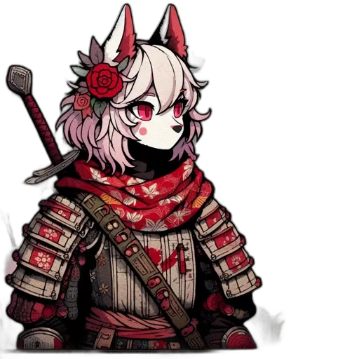 staff, mask, weapon, concept art, pixel art, fantasy art, anime, red transparent PNG cut-out