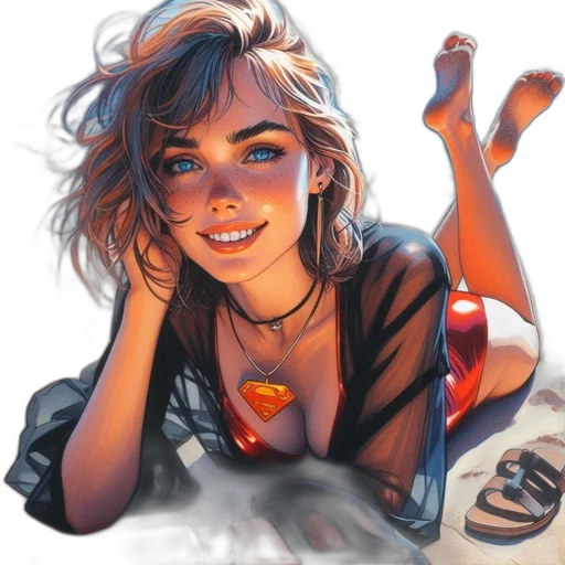 face, jewelry, dress, oil painting, photorealistic, fantasy art, concept art, neon lights transparent PNG cut-out