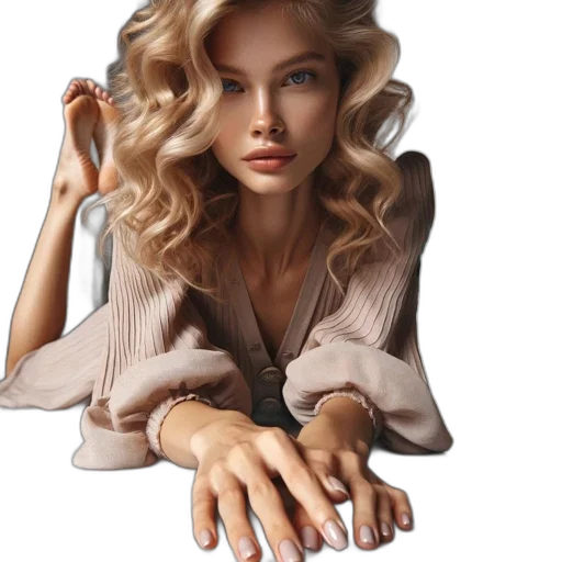 jewelry, hair, dress, face, photorealistic, oil painting, fantasy art, concept art transparent PNG cut-out