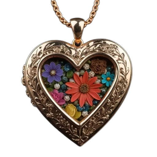 jewelry, flower, crown, heart transparent PNG cut-out