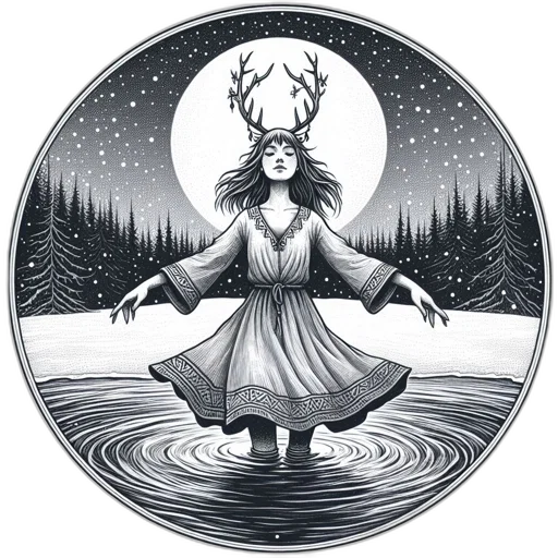 crown, fantasy art, concept art, pixel art, comic book art, forest, snow, underwater transparent PNG cut-out