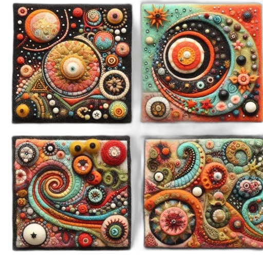 photorealistic, fantasy art, outer space, colorful, earth tones, red, image, showcases transparent PNG cut-out
