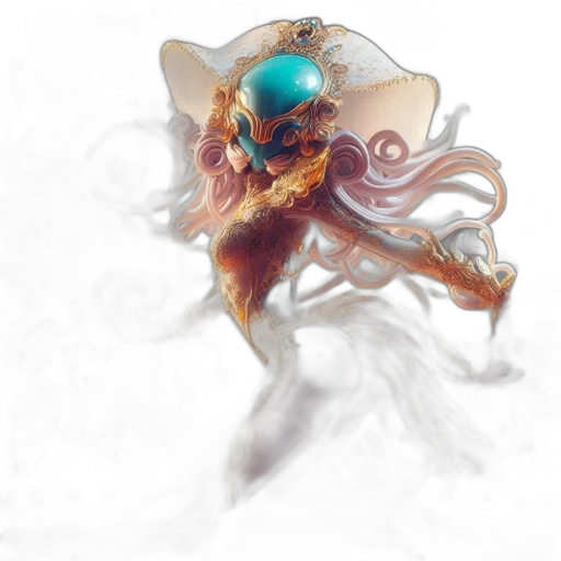 dragon, mask, creature, robot, concept art, fantasy art, watercolor, 3d render transparent PNG cut-out