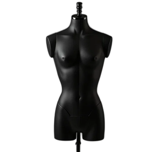 dress, jacket, jewelry, staff, 3d render, black, male, mannequin transparent PNG cut-out