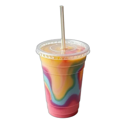 food, staff, weapon, vaporwave, 3d render, photorealistic, colorful, neon transparent PNG cut-out