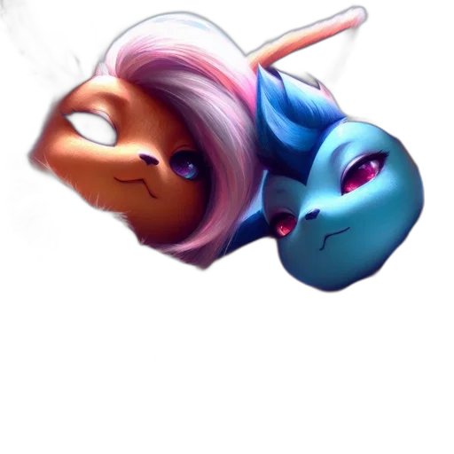 creature, mask, dragon, robot, concept art, vaporwave, 3d render, fantasy art transparent PNG cut-out