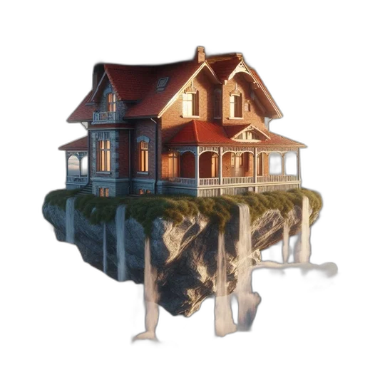 building, umbrella, furniture, 3d render, concept art, photorealistic, pixel art, underwater transparent PNG cut-out