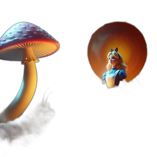 concept art, 3d render, fantasy art, photorealistic, blue, young, girl, white transparent PNG cut-out