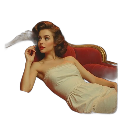 furniture, dress, hat, jewelry transparent PNG cut-out