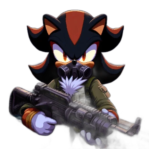 weapon, animal, staff, pixel art, concept art, 3d render, cartoon, anthropomorphic transparent PNG cut-out
