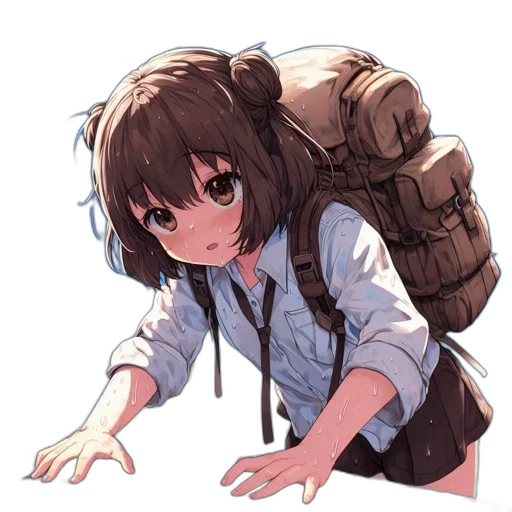 jacket, weapon, creature, animal, anime, concept art, pixel art, cartoon transparent PNG cut-out