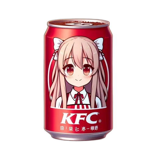 food, bottle, robot, animal, anime, pixel art, 3d render, vaporwave transparent PNG cut-out