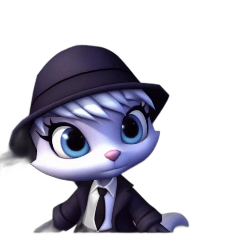 hat, staff, 3d render, concept art, cartoon, anime, anthropomorphic, white transparent PNG cut-out