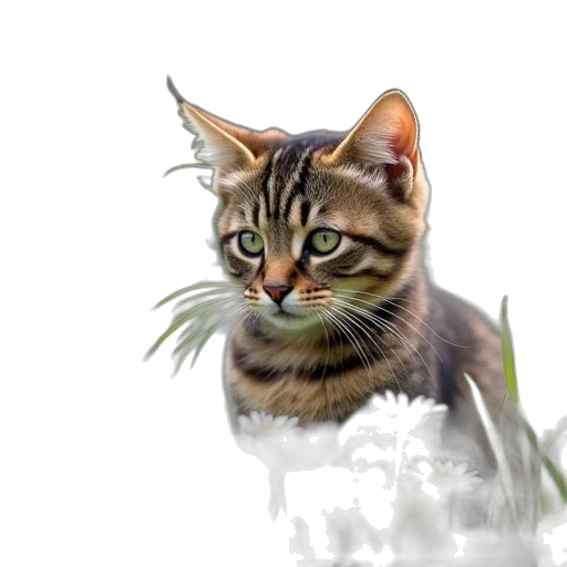 animal, staff, creature, photorealistic transparent PNG cut-out
