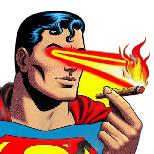 comic book art, cartoon, image, illustrated, design, superhero, figure, blue transparent PNG cut-out