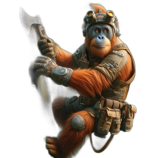 staff, weapon, animal, creature, concept art, 3d render, fantasy art, photorealistic transparent PNG cut-out