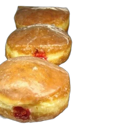 food, crown, tray, glazed, jelly-filled, donuts, red, jelly transparent PNG cut-out