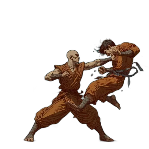 staff, weapon, concept art, fantasy art, comic book art, pixel art, earth tones, two transparent PNG cut-out