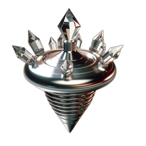 crown, jewelry, sword, staff, 3d render, concept art, photorealistic, unusual transparent PNG cut-out