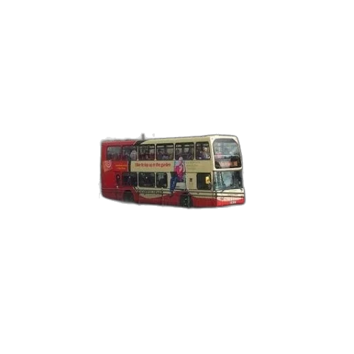 jewelry, car, 3d render, double, decker, bus, driving, down transparent PNG cut-out