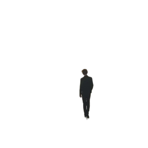 robot, jacket, staff, creature transparent PNG cut-out