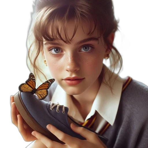 shoes, crown, creature, face, photorealistic, concept art, oil painting, fantasy art transparent PNG cut-out