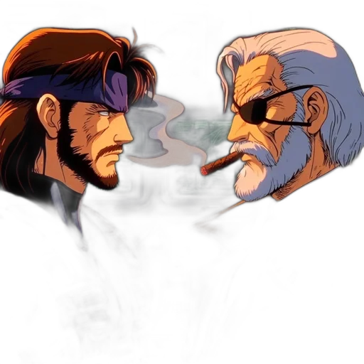 mask, face, concept art, comic book art, pixel art, cyberpunk, fire, fog transparent PNG cut-out
