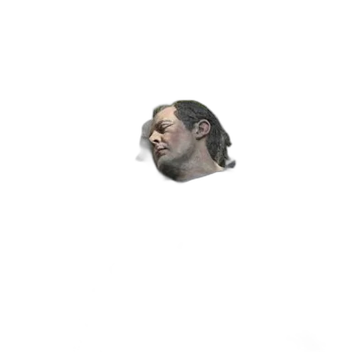 face, hair, mask, crown, photorealistic, 3d render, concept art, sculpture transparent PNG cut-out