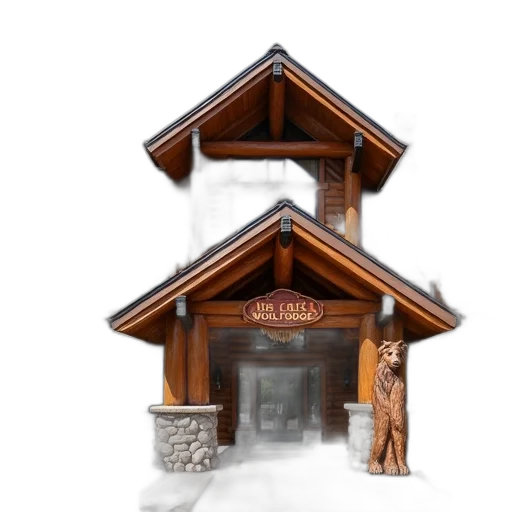 building, furniture, 3d render, concept art, photorealistic, fantasy art, snow, fog transparent PNG cut-out
