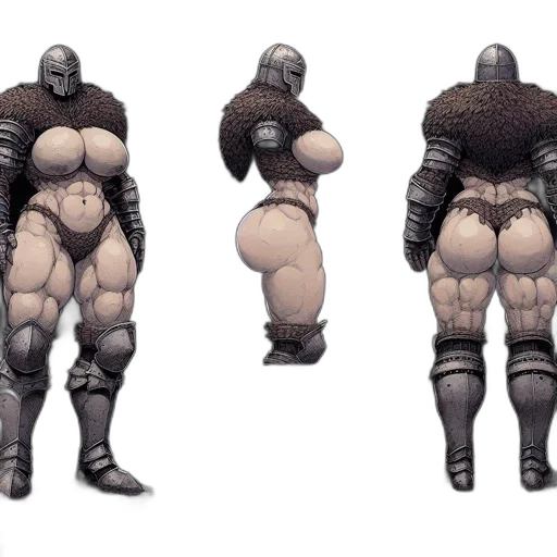 concept art, 3d render, fantasy art, comic book art, monochrome, earth tones, dark, character transparent PNG cut-out