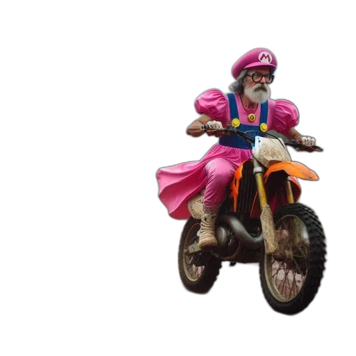car, 3d render, concept art, vaporwave, elderly, man, wearing, pink transparent PNG cut-out