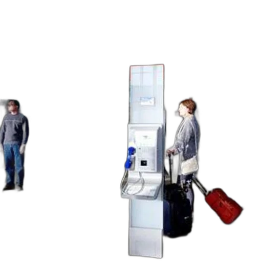 robot, staff, furniture, 3d render, concept art, outer space, woman, suitcase transparent PNG cut-out