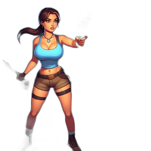staff, weapon, pixel art, concept art, fantasy art, comic book art, fire, neon lights transparent PNG cut-out