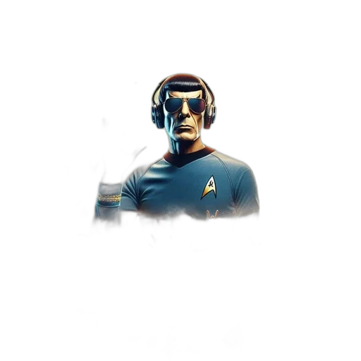 robot, staff, face, mask, pixel art, concept art, 3d render, comic book art transparent PNG cut-out