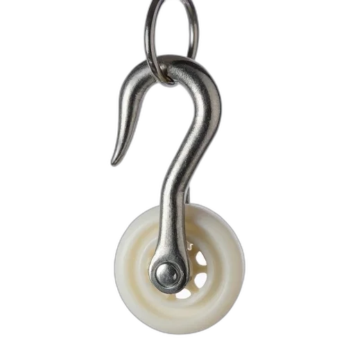 jewelry, staff, 3d render, close-up, image, metal, hook, white transparent PNG cut-out
