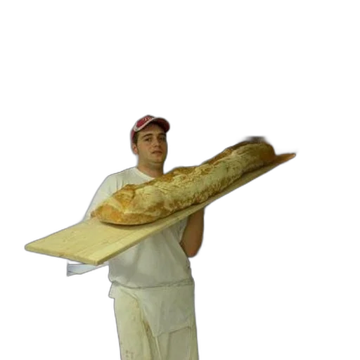 food, weapon, hat, staff, 3d render, vaporwave, man, white transparent PNG cut-out