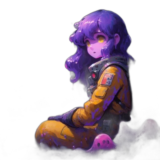robot, jacket, face, creature, concept art, cyberpunk, pixel art, fantasy art transparent PNG cut-out