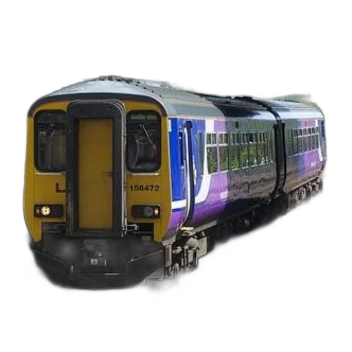 weapon, 3d render, photorealistic, purple, yellow, train, traveling, tracks transparent PNG cut-out