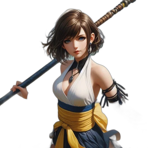 staff, sword, weapon, fantasy art transparent PNG cut-out