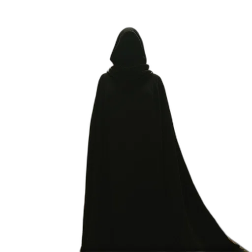 dress, jacket, umbrella, staff, concept art, 3d render, outer space, fog transparent PNG cut-out